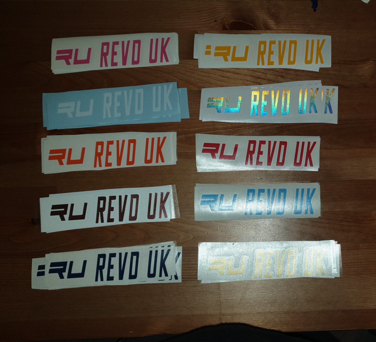 WDV - Personalised Stickers
